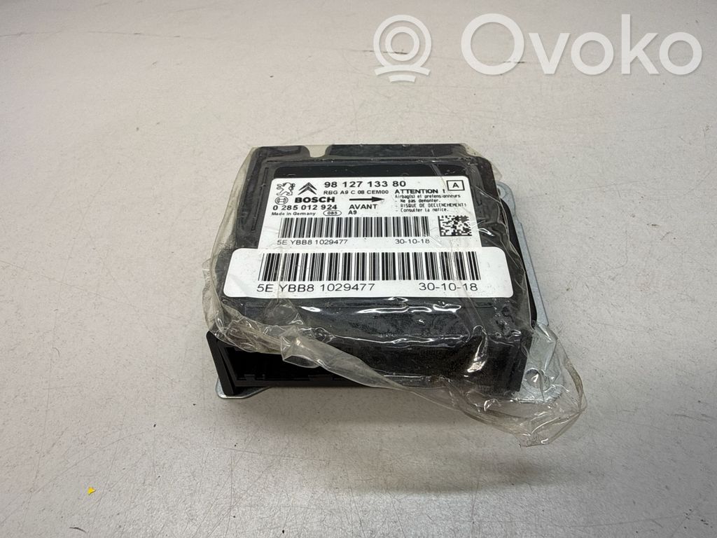 Peugeot 208 I Airbag control unit/module 