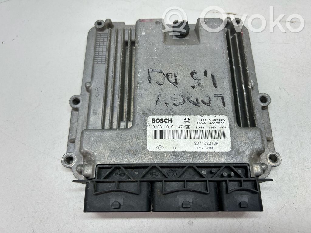 Dacia Lodgy Engine control unit/module 