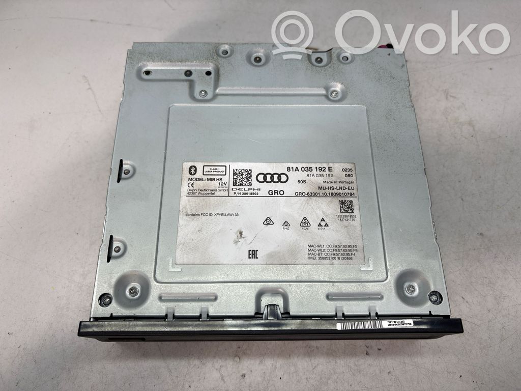 Audi Q2 - Multifunctional control switch/knob 