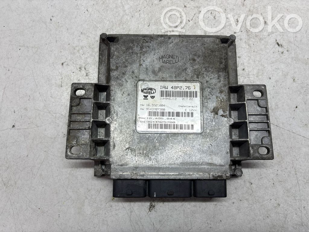 Engine control unit/module   IAW48P276,9643707380,9644925780,16495044