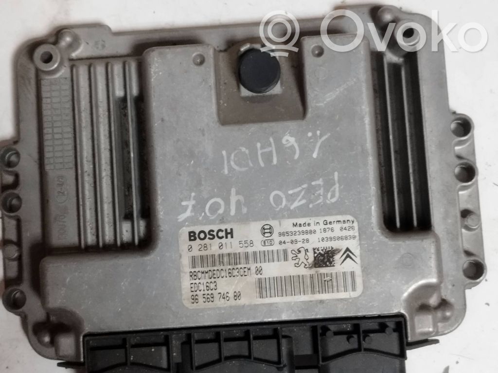 Peugeot 407 Engine control unit/module 