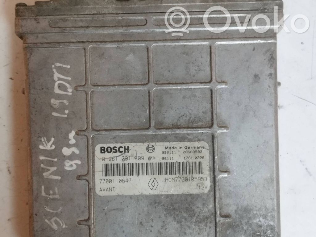 Renault Scenic I Engine control unit/module 