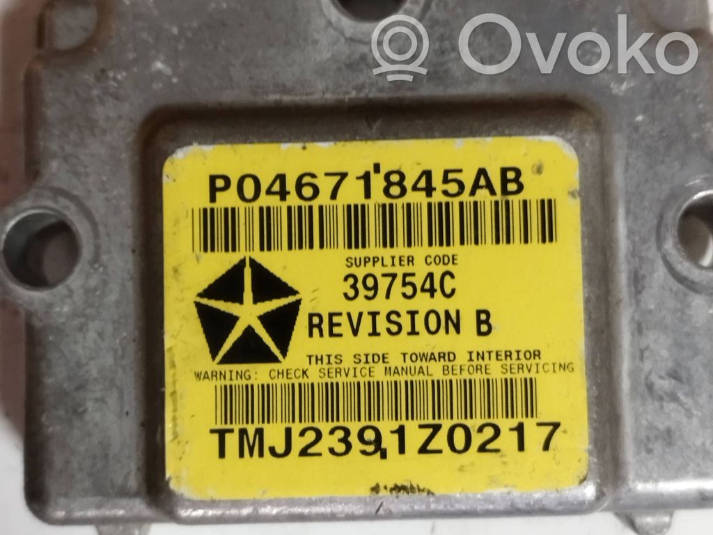 Chrysler PT Cruiser Airbag control unit/module 