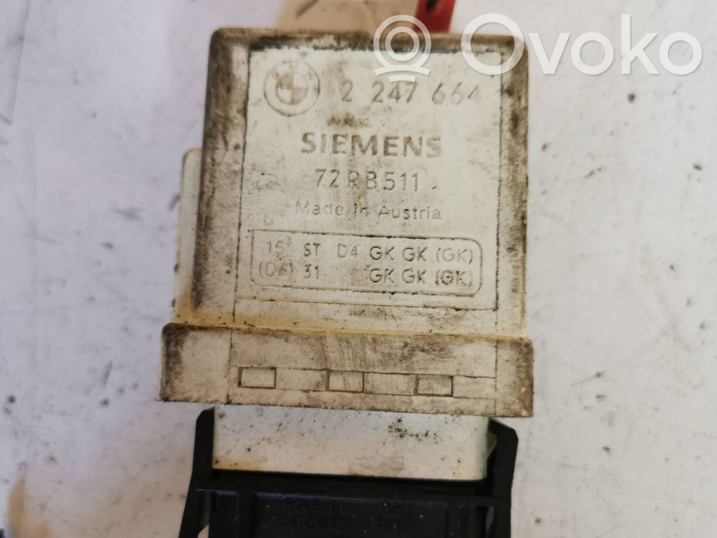 BMW 5 E39 Glow plug pre-heat relay 