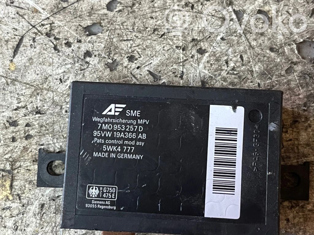 Volkswagen Sharan Immobilizer control unit/module 