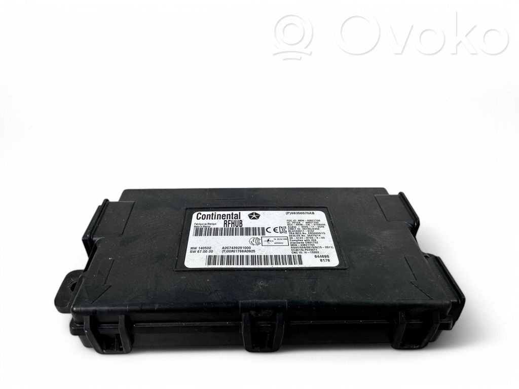 Dodge Challenger Keyless (KESSY) go control unit/module 