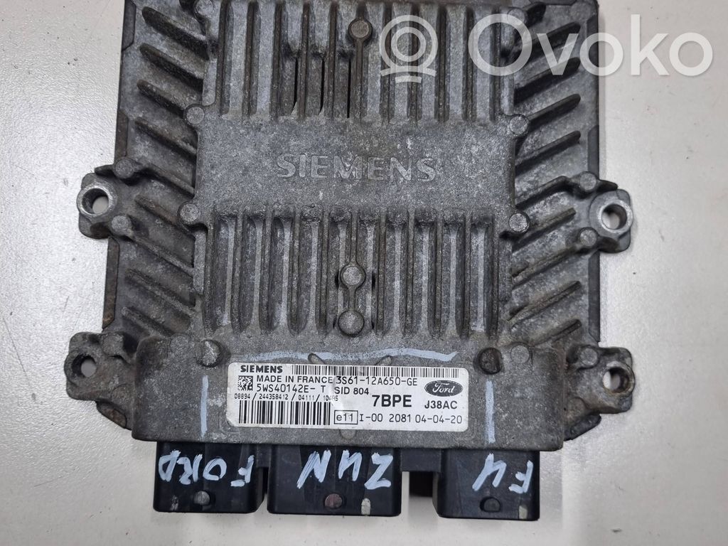 Engine control unit/module   5WS40142ET,3S6112A650GE