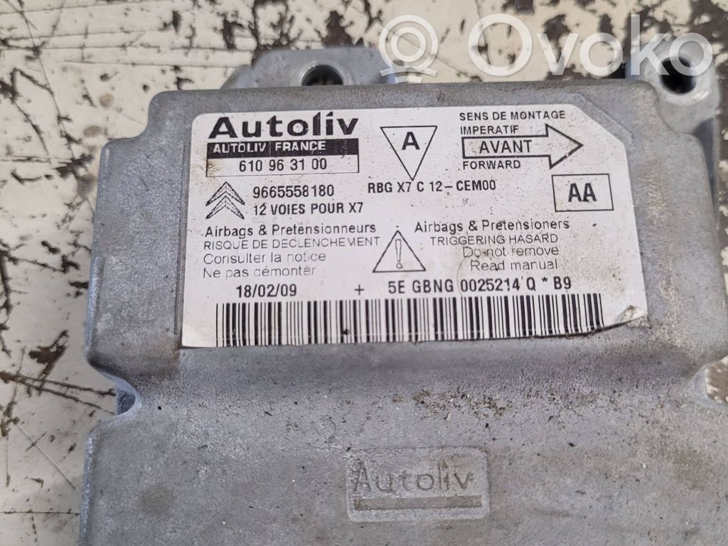 Citroen C5 Airbag control unit/module 