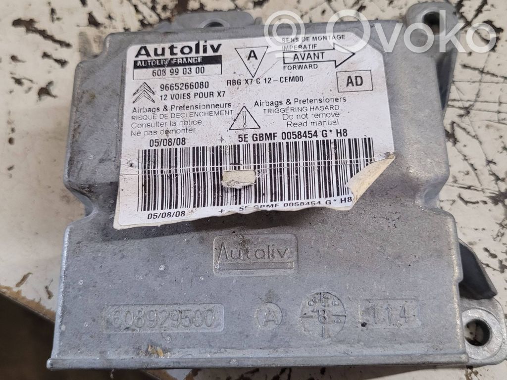Citroen C5 Airbag control unit/module 