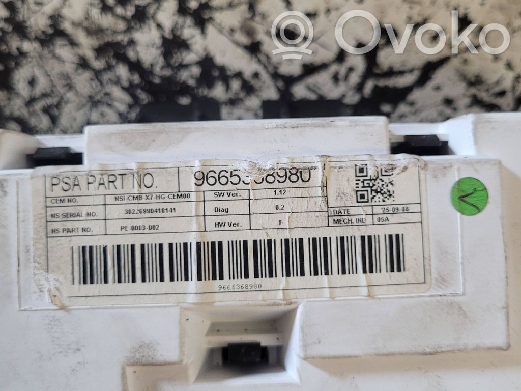 Citroen C5 Speedometer (instrument cluster) 