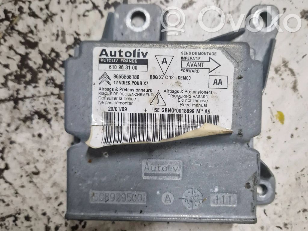 Citroen C5 Airbag control unit/module 