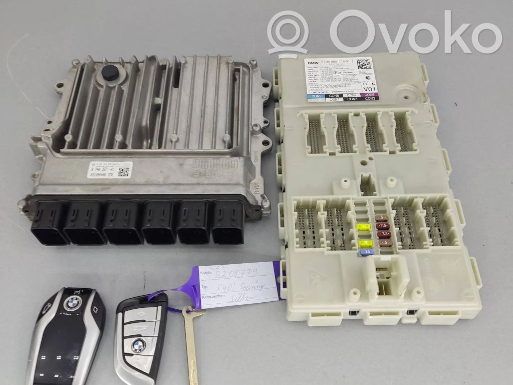 BMW 5 G30 G31 G38 Engine ECU kit and lock set 