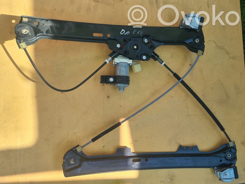 BMW 5 E60 E61 Regulador de puerta delantera con motor 