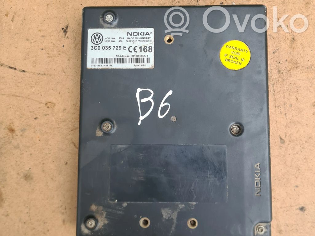 Volkswagen PASSAT B6 Phone control unit/module 