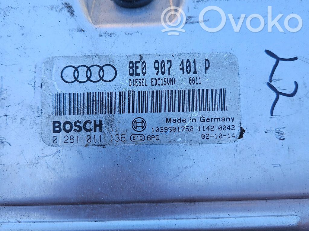 Audi A6 S6 C5 4B Engine control unit/module 