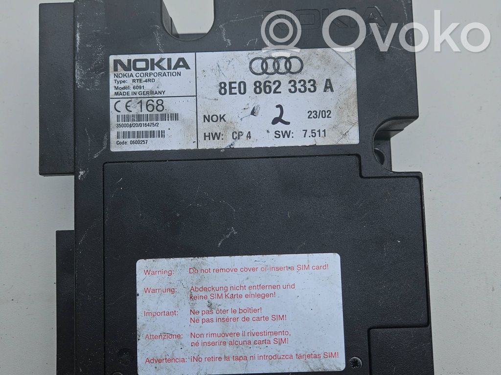 Phone control unit/module   8E0862333A