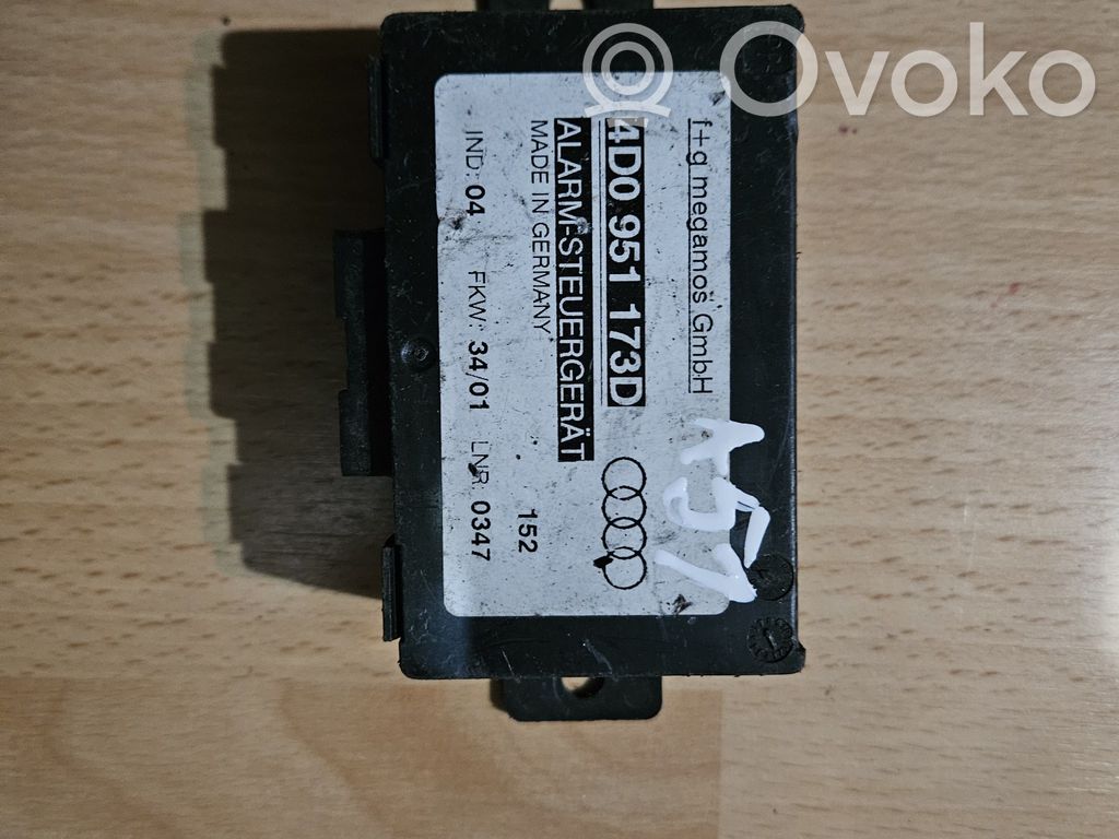 Audi A6 Allroad C5 Alarm control unit/module 