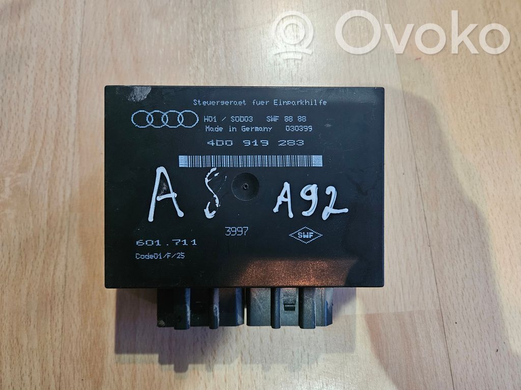 Audi A8 S8 D3 4E Parking PDC control unit/module 