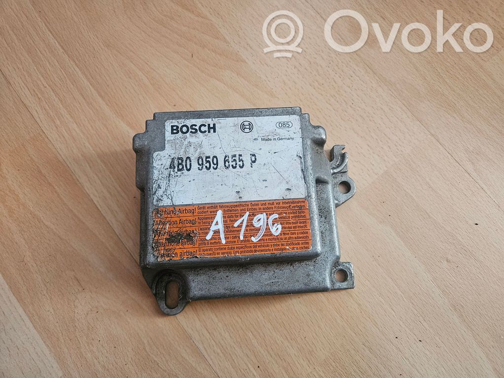 Audi A6 Allroad C5 Airbag control unit/module 