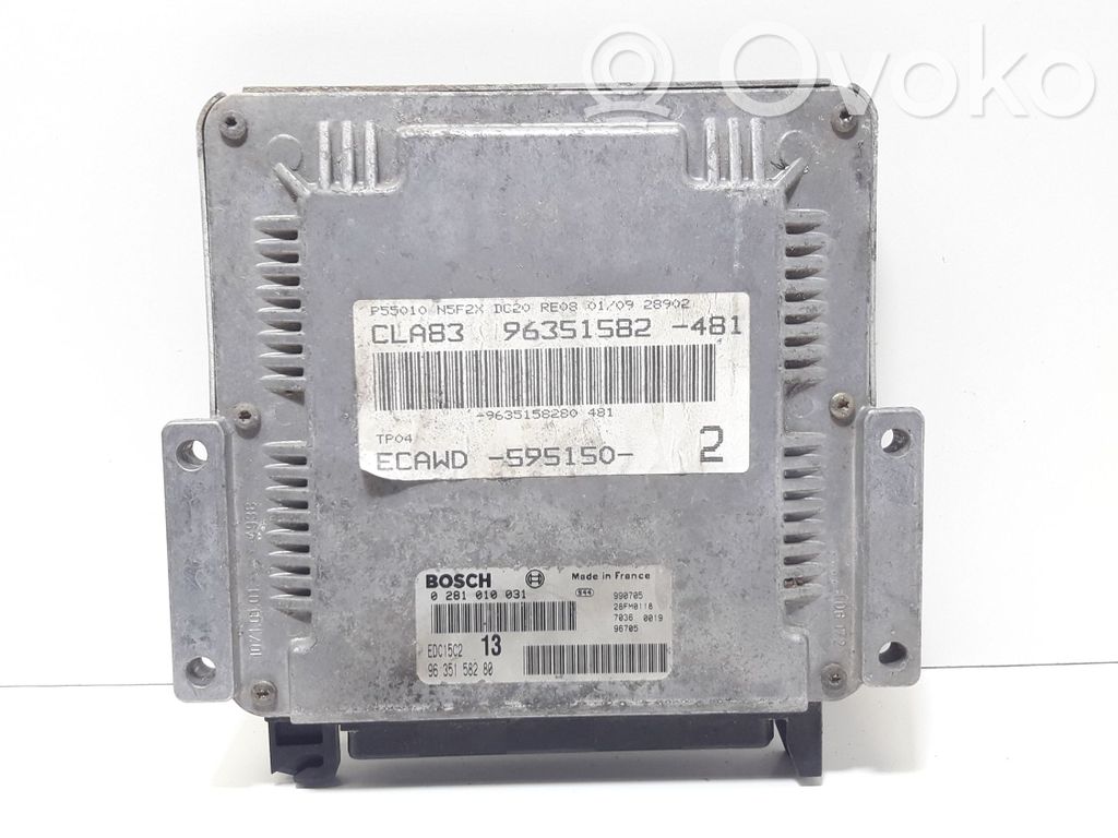 Peugeot 306 Engine control unit/module 