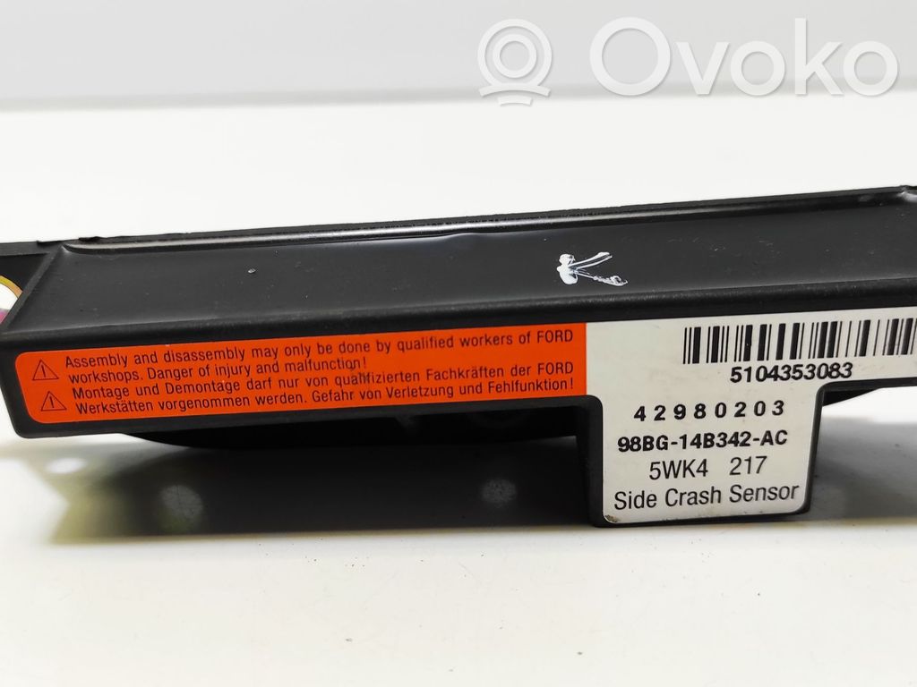 Ford Cougar Airbagsensor Crashsensor Drucksensor 