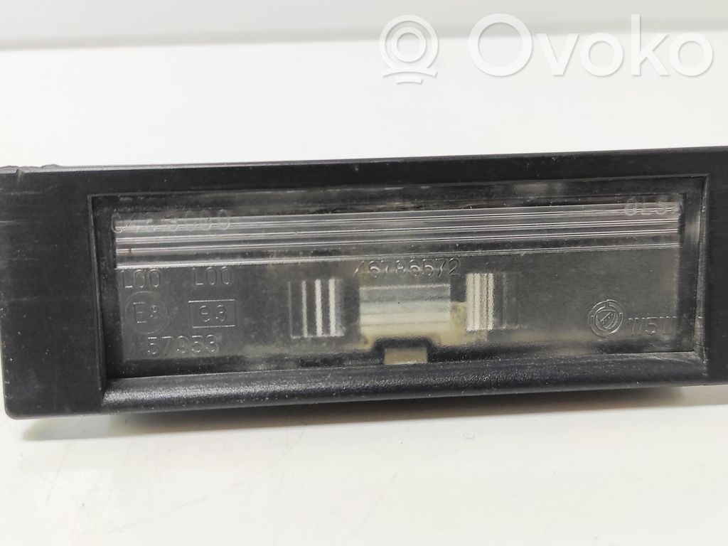 Alfa Romeo 147 Lampa oświetlenia tylnej tablicy rejestracyjnej 