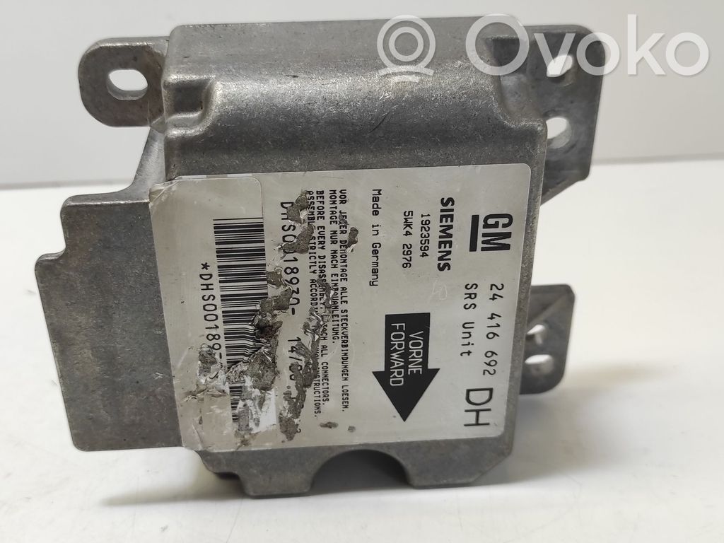 Opel Corsa B Airbag control unit/module 