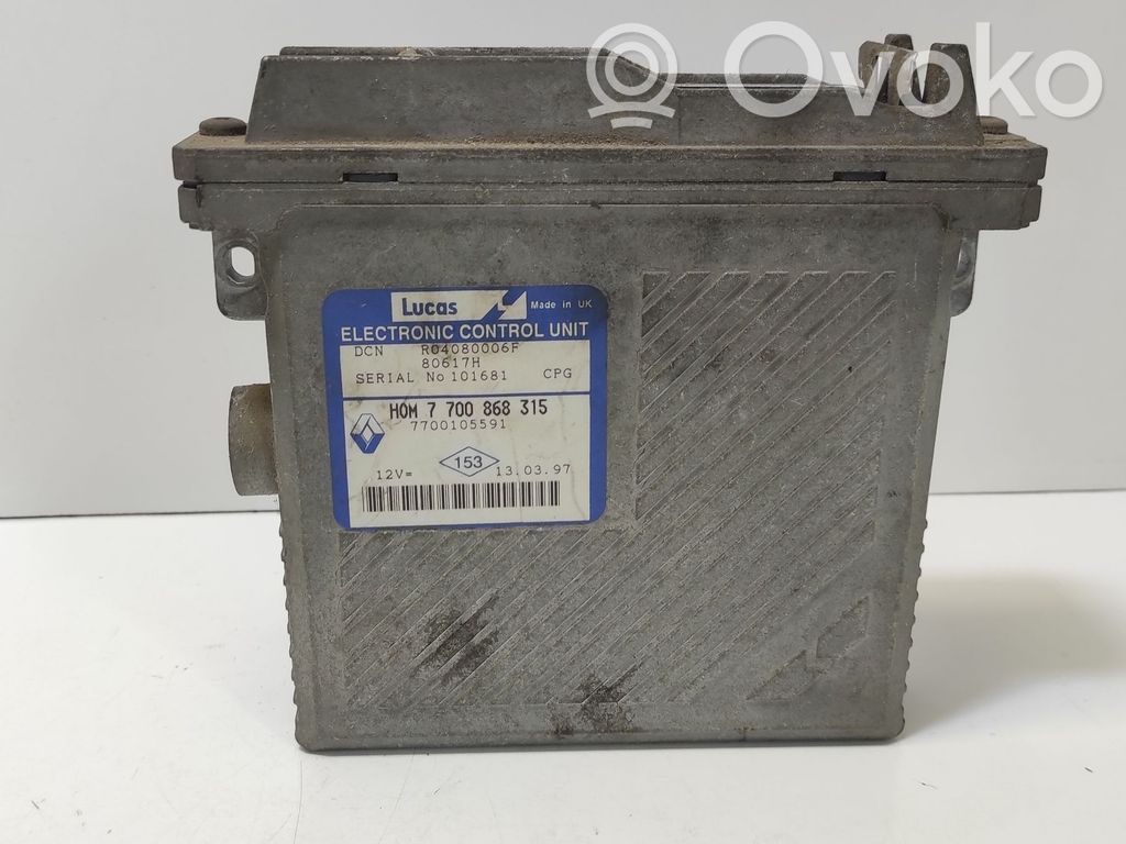 Renault Megane I Engine control unit/module 