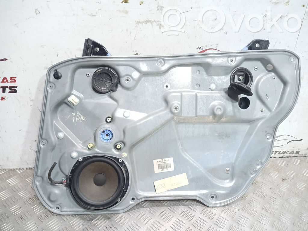 Mechanizm podnoszenia szyby przedniej bez silnika   6L4837752,6L4837756S