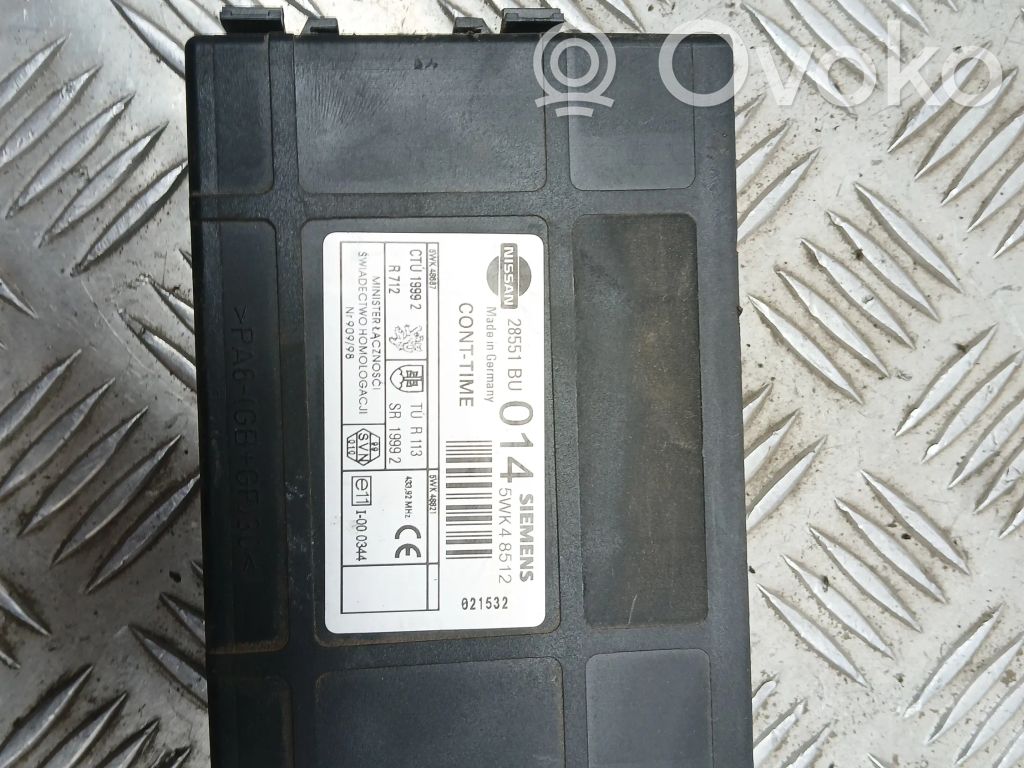 Nissan Almera Tino Moduł / Sterownik komfortu 