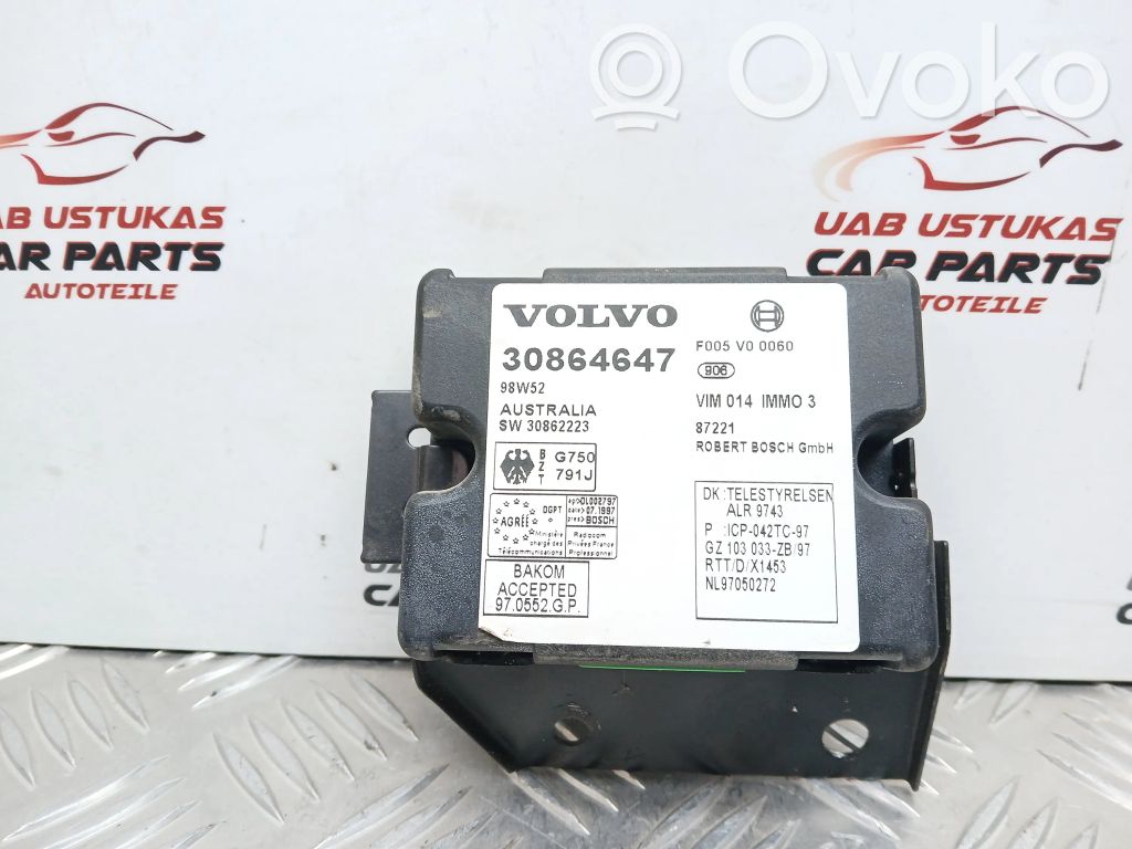 Volvo S40, V40 Immobilizer control unit/module 