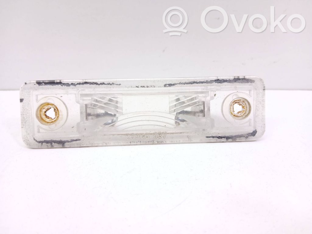 Opel Zafira A Éclairage de plaque d'immatriculation 