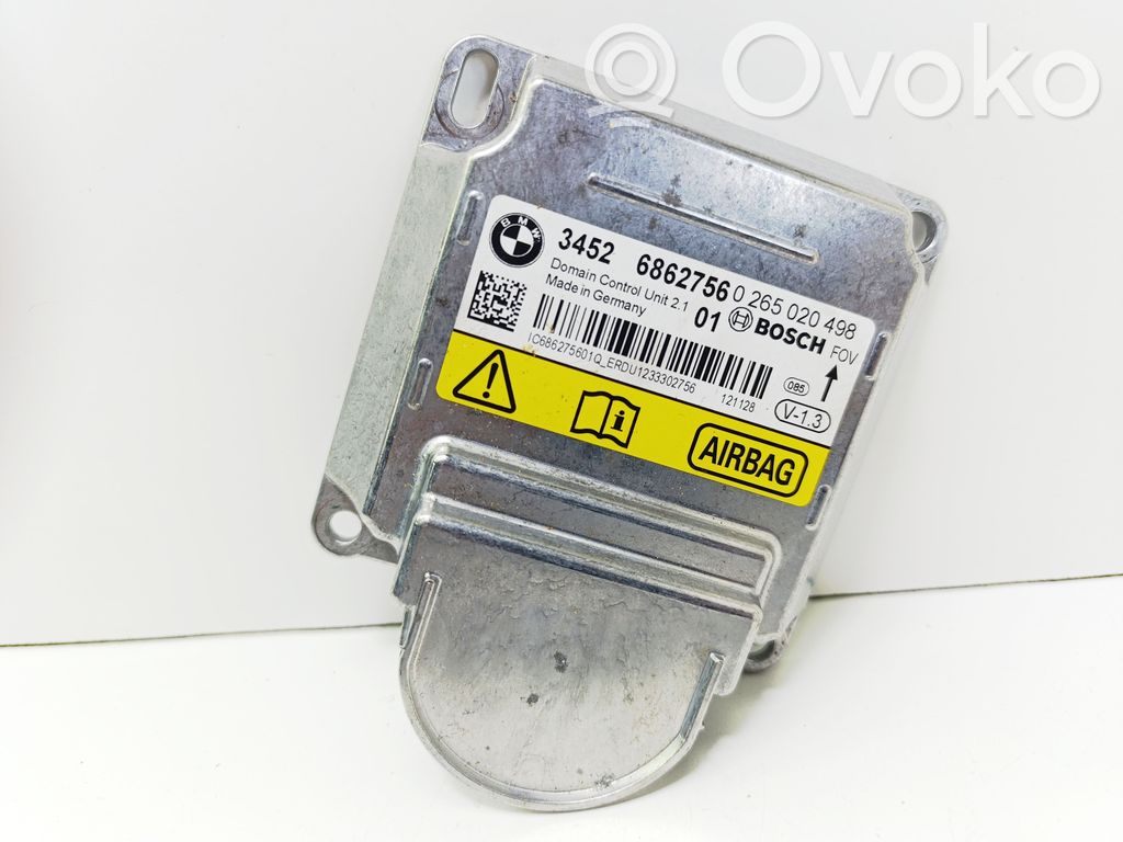 BMW 1 F20 F21 Unitate/modul de comandă airbaguri 