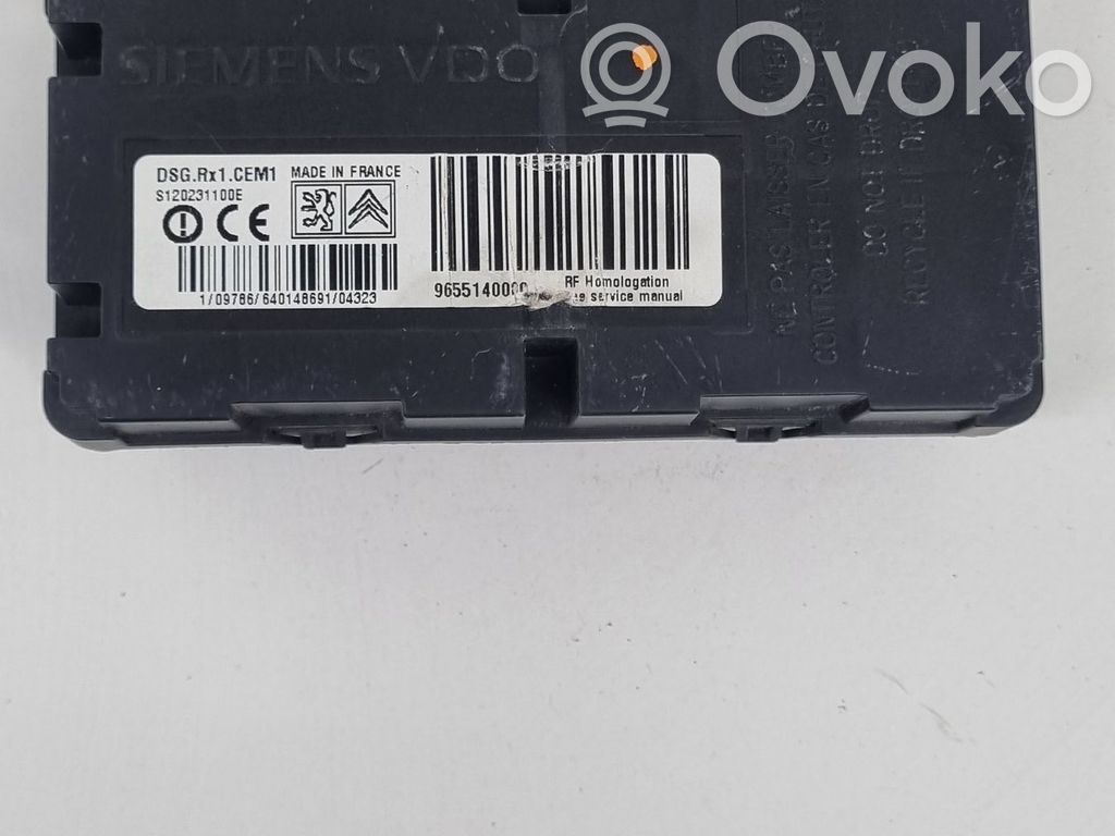 Module de pression des pneus   9655140000