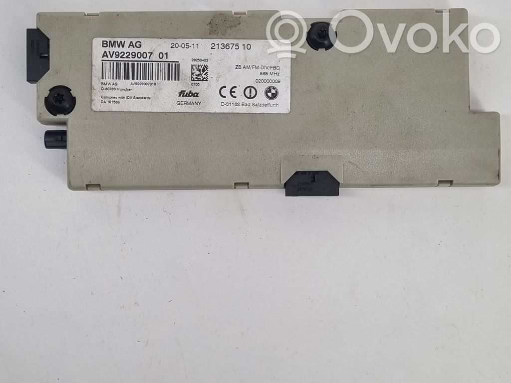 BMW 5 F10 F11 Aerial antenna amplifier 