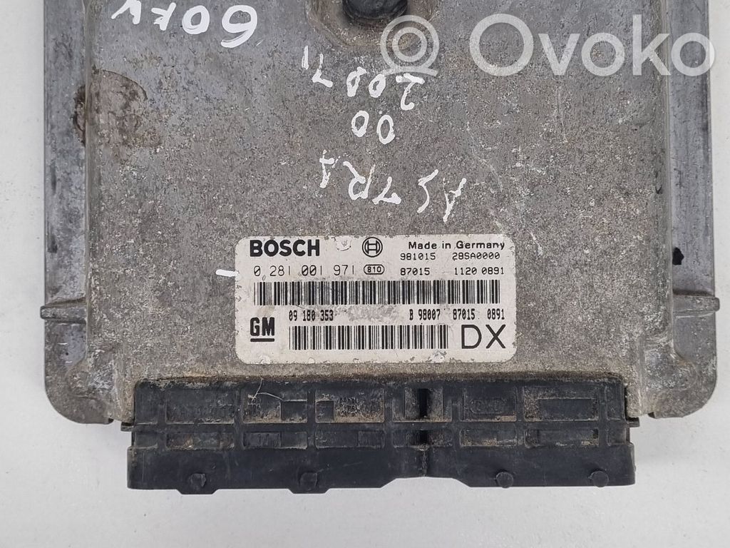 Engine control unit/module   0281001971