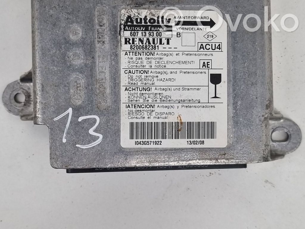 Renault Scenic II -  Grand scenic II Airbag control unit/module 