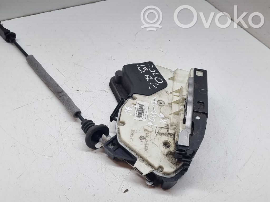 Volkswagen Polo V 6R Zamek drzwi tylnych 