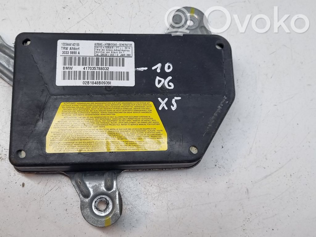 BMW X5 E53 Airbag de la puerta trasera 