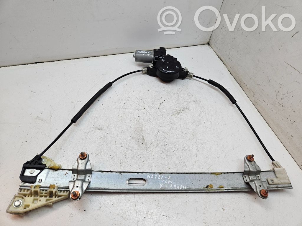 Mazda 2 Regulador de puerta delantera con motor 
