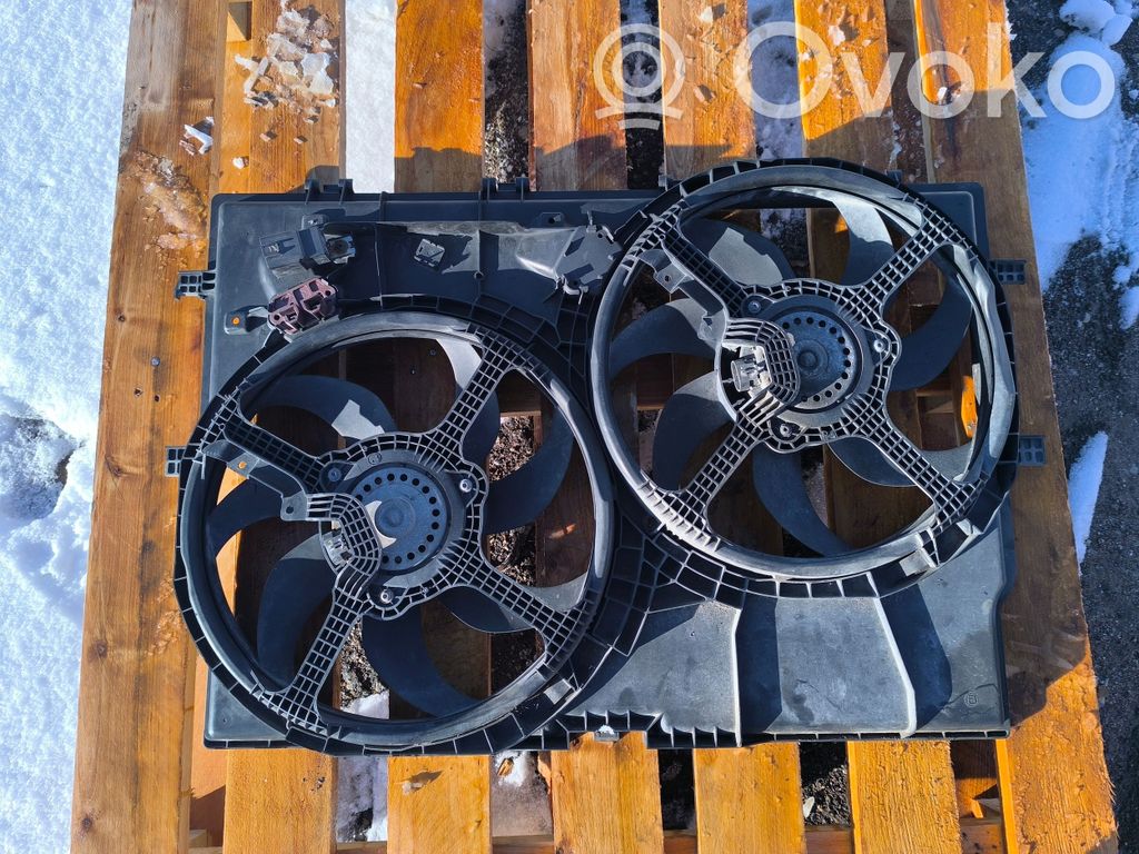 Peugeot Boxer Radiator cooling fan shroud 