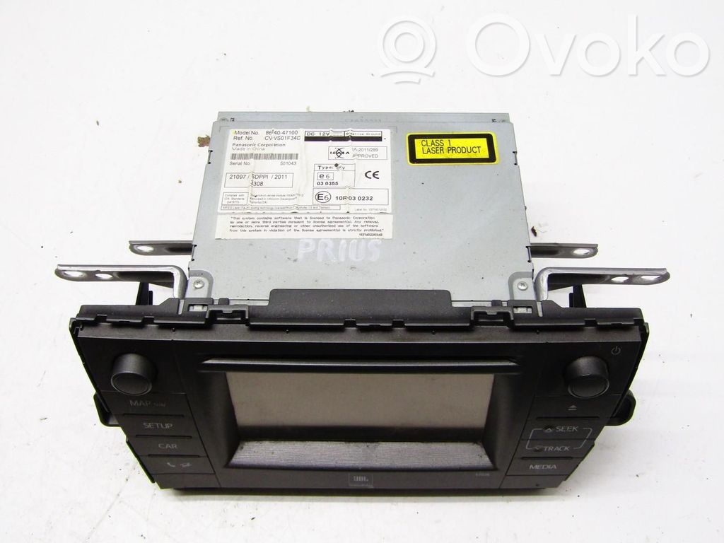 Toyota Prius (XW30) Screen/display/small screen 