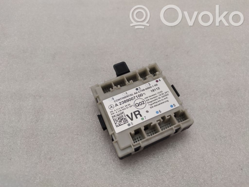 Mercedes-Benz E W238 Oven ohjainlaite/moduuli 