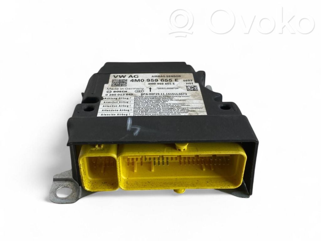 Audi Q7 4M Module de contrôle airbag 