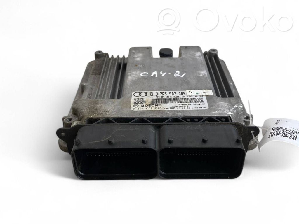 Engine control unit/module   7P5907409S,7P5907409R,0281032210,7P5907409S