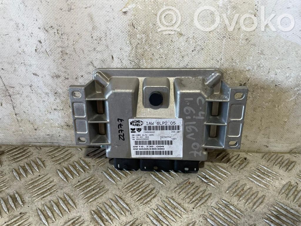 Citroen C4 I Unité de commande, module ECU de moteur 