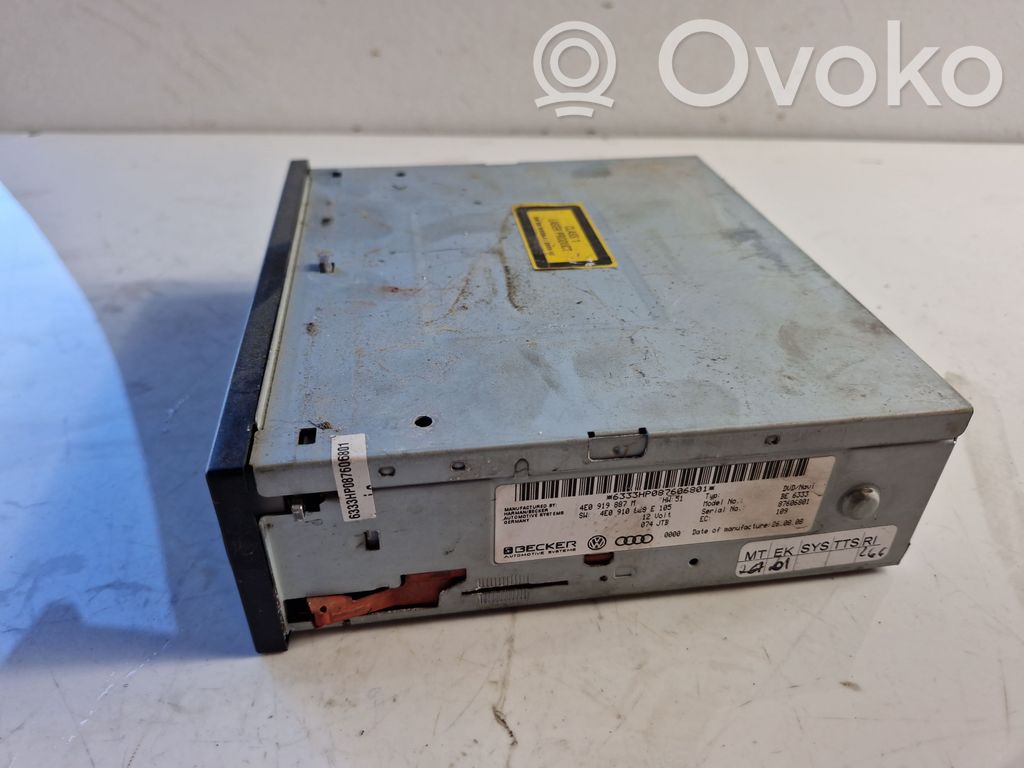 Navigation unit CD/DVD player   4E0919887M,4E0910888E