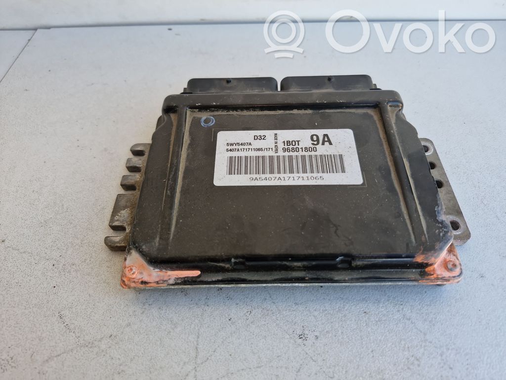 Centralina/modulo del motore   96801800,5WY5407A,5407A171711065