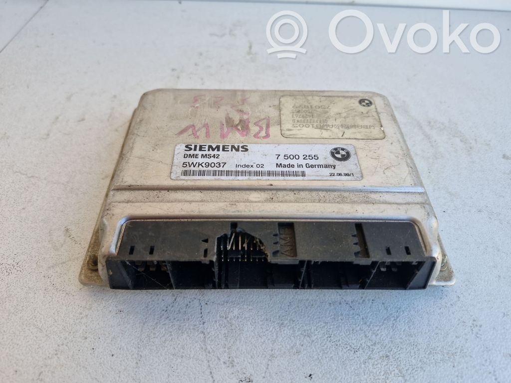 Motorsteuergerät/-modul   7500255,5WK9037,DMEMS42