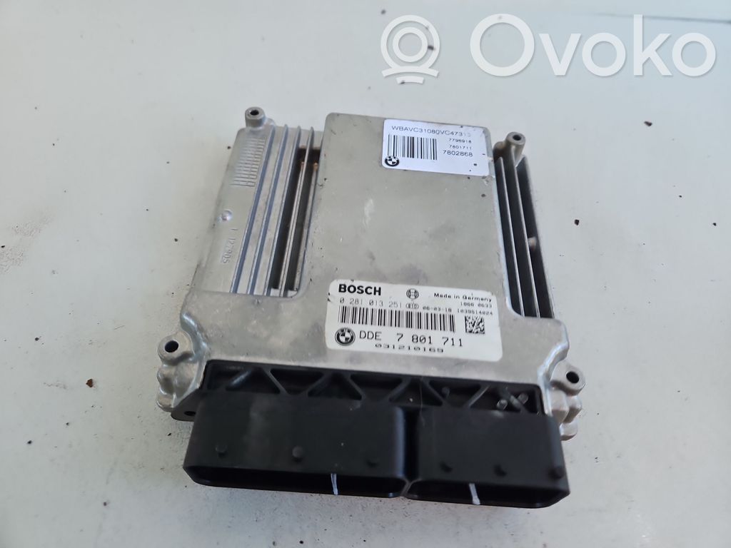 BMW 3 E90 E91 Unidad de control/módulo del motor 